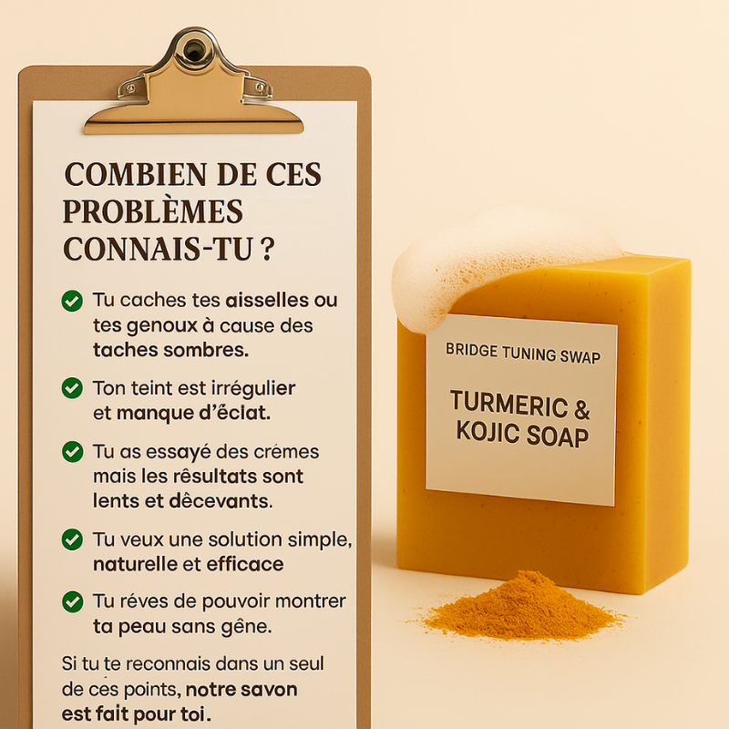 Savon au Curcuma Anti-Taches