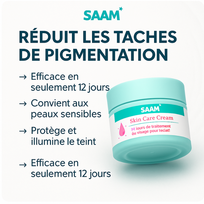 SAAM – Crème Réparatrice Teint Unifié