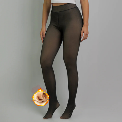 Collant Polaire Gainant (Effet Peau)