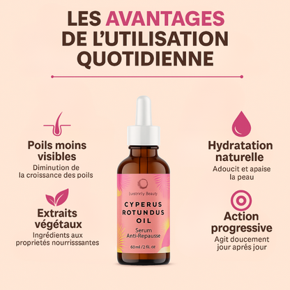 Huile de Souchet – Sérum Anti-Repousse