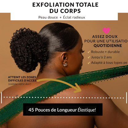 Éponge Filet Africaine – Exfolie, nettoie et adoucit – pour une peau saine et lisse